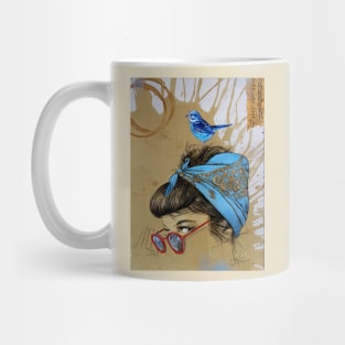 Tangled up in blue Mug